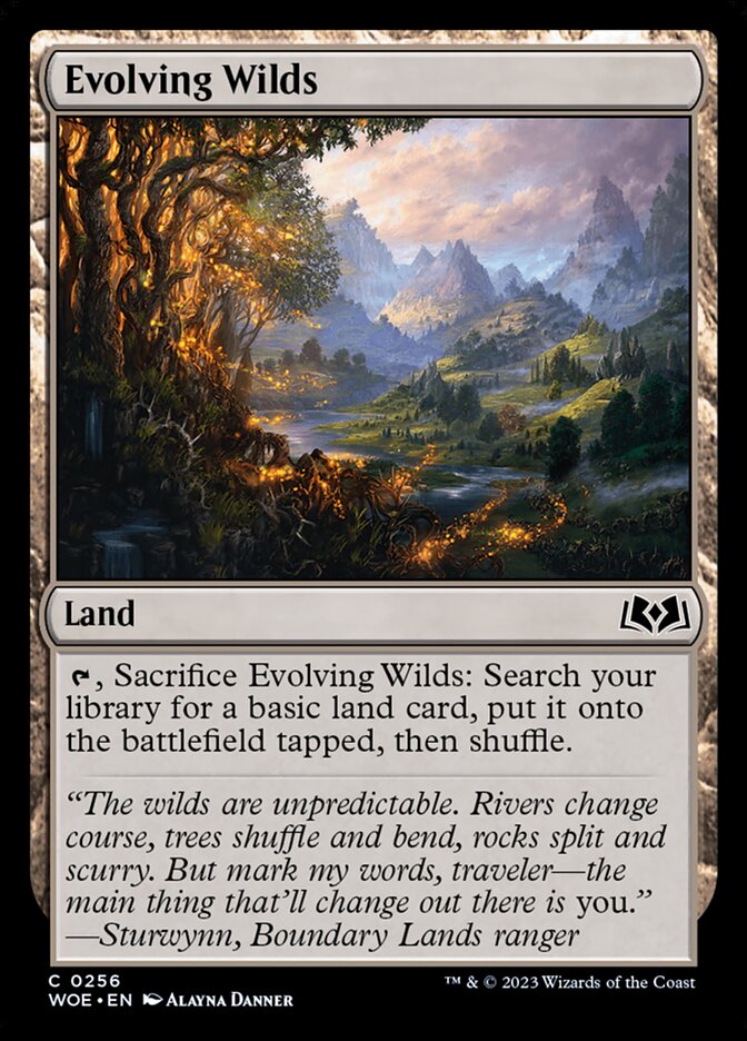 Evolving Wilds card front