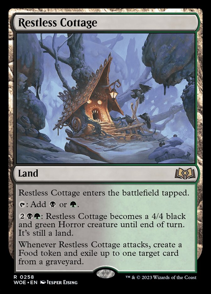 Restless Cottage card front