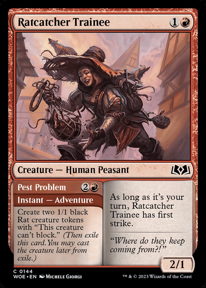 Ratcatcher Trainee card front