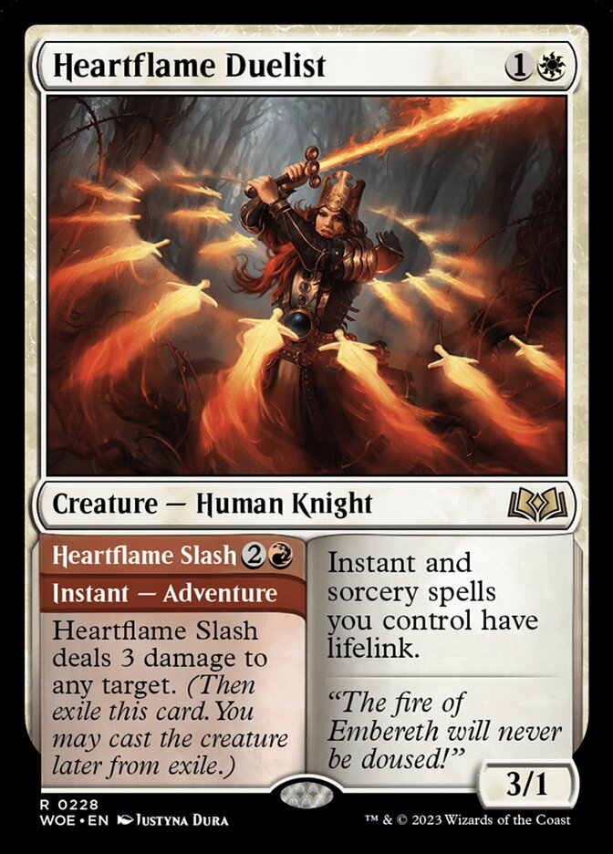 Heartflame Duelist card front