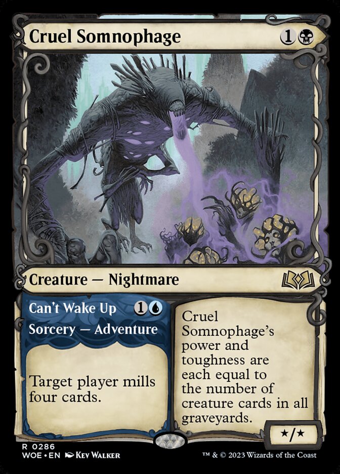 Cruel Somnophage card front