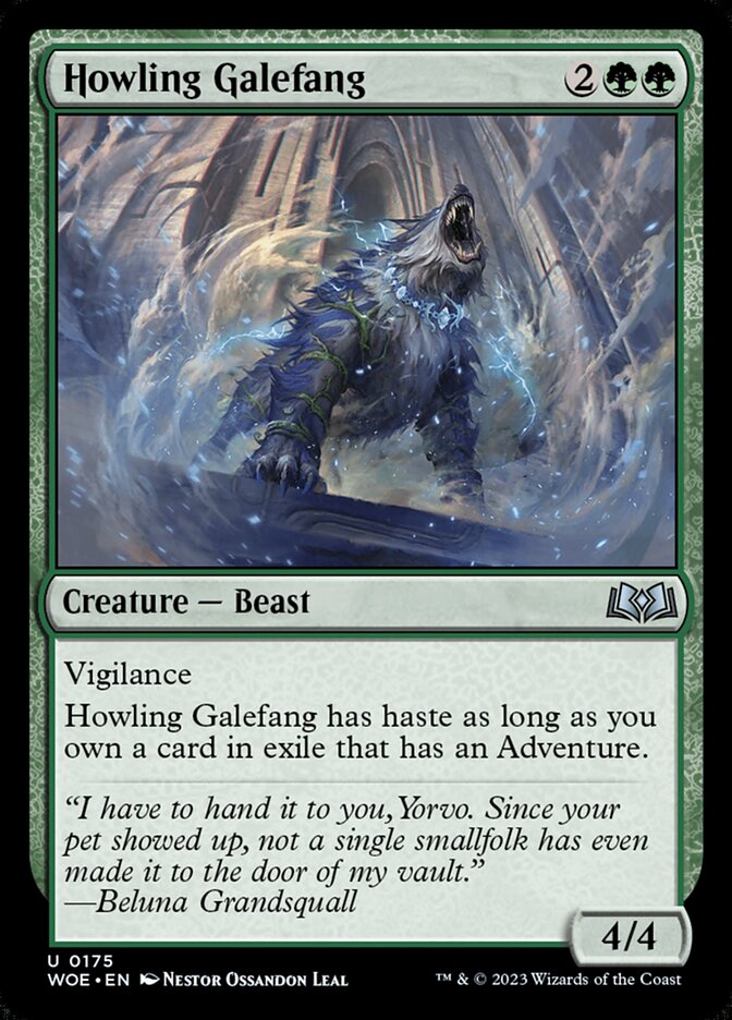 Howling Galefang card front