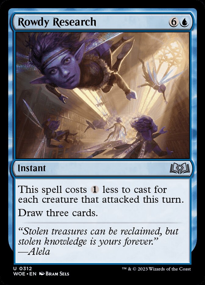 Rowdy Research card front