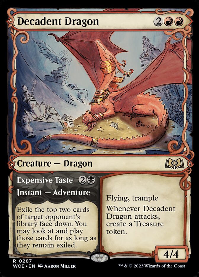 Decadent Dragon card front