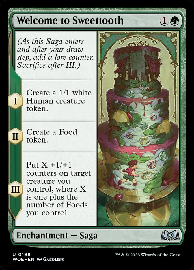 Welcome to Sweettooth card front