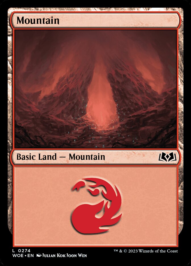 Mountain card front