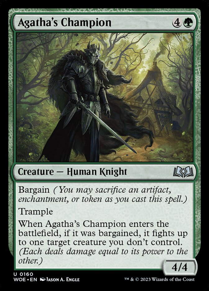 Agatha's Champion card front