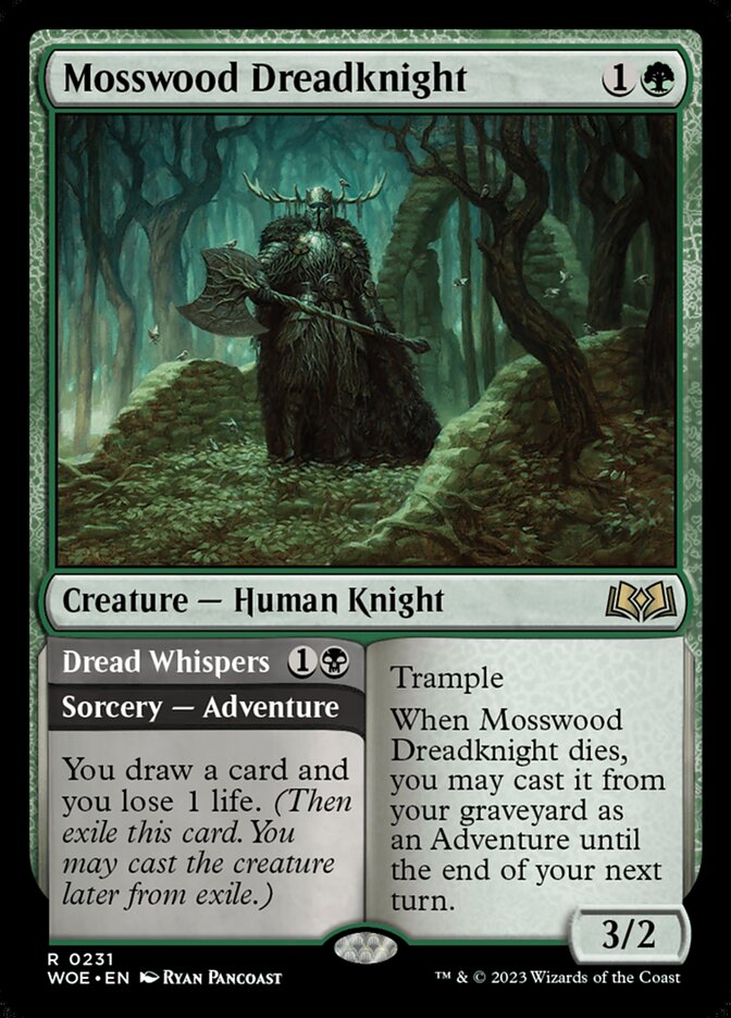 Mosswood Dreadknight card front