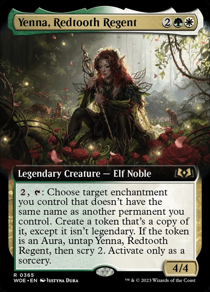 Yenna, Redtooth Regent card front