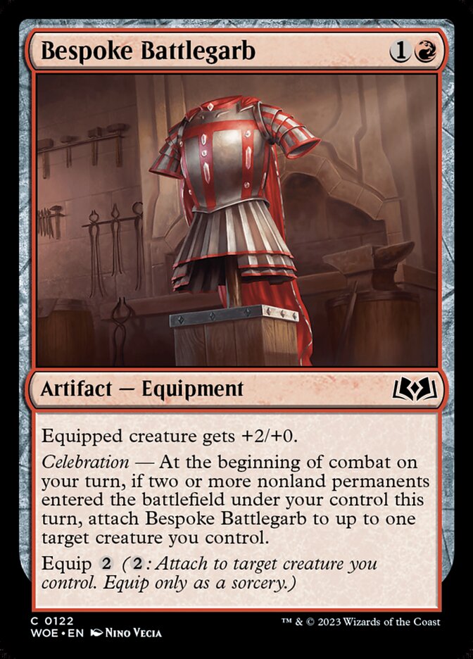 Bespoke Battlegarb card front