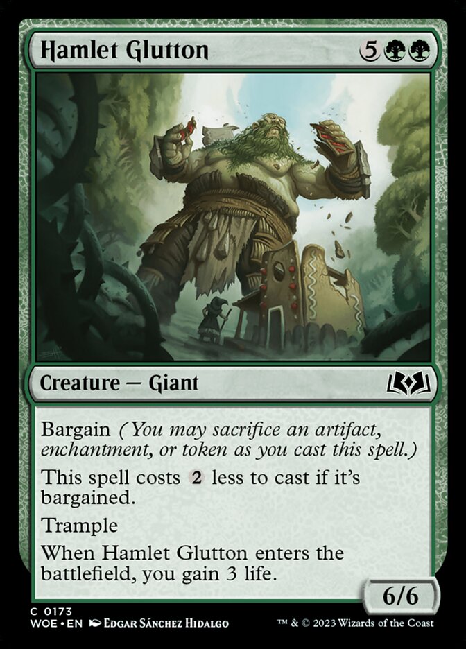 Hamlet Glutton card front