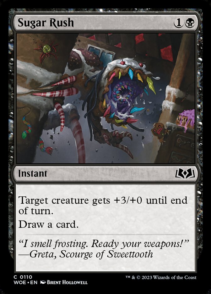 Sugar Rush card front