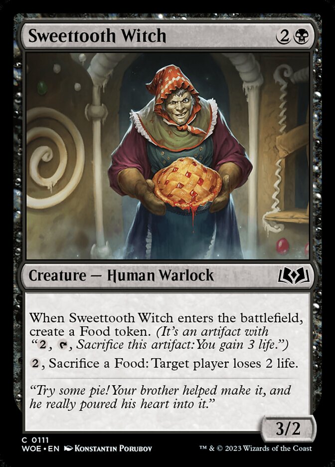 Sweettooth Witch card front