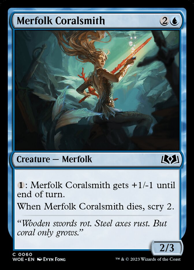 Merfolk Coralsmith card front