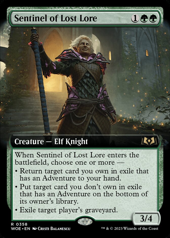 Sentinel of Lost Lore card front