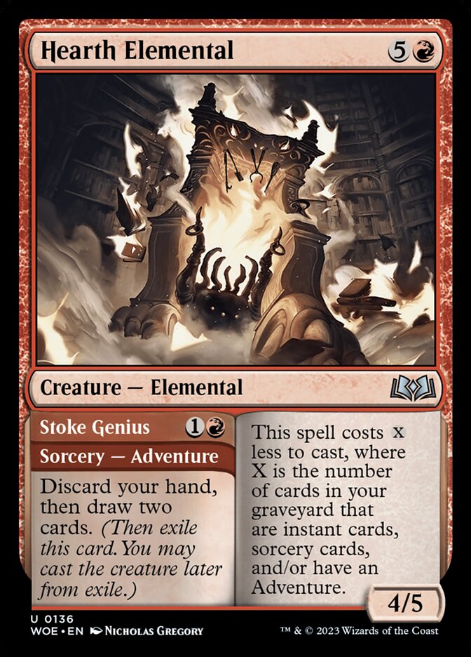 Hearth Elemental card front