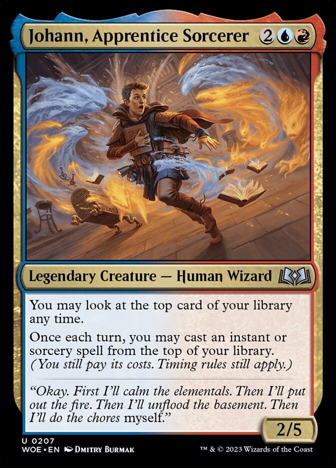 Johann, Apprentice Sorcerer card front
