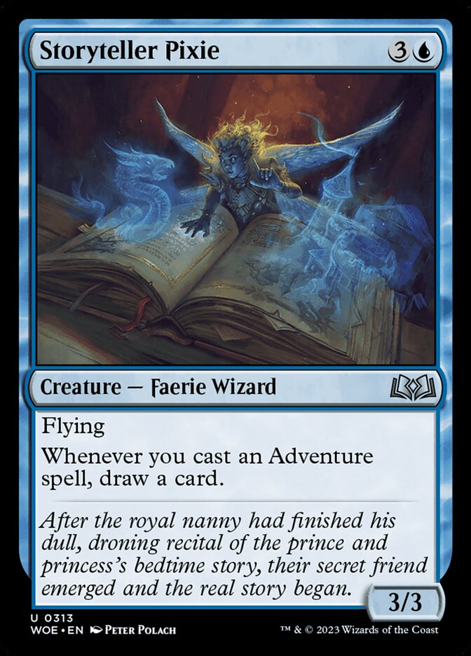 Storyteller Pixie card front
