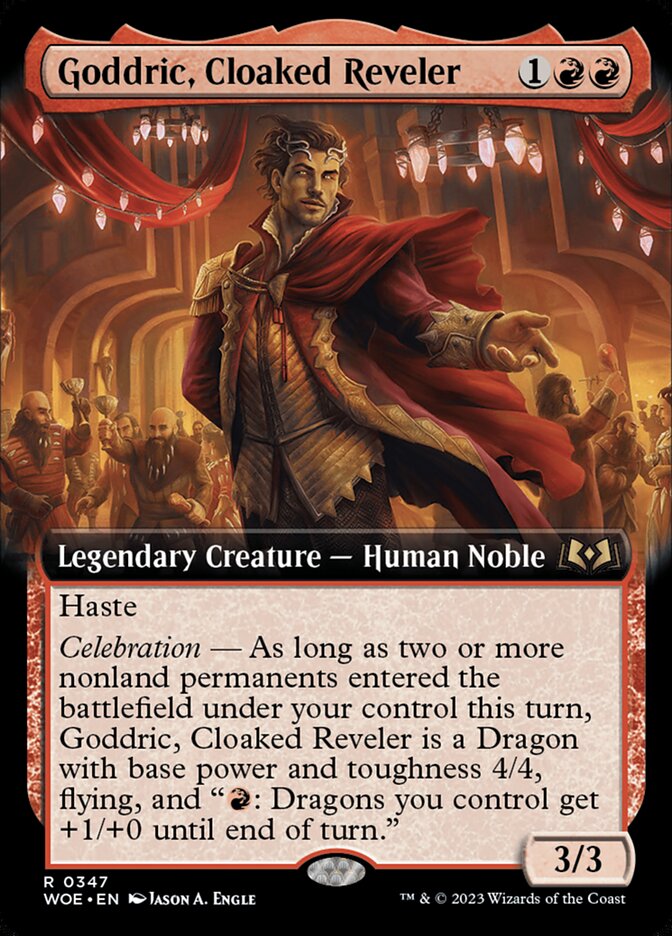 Goddric, Cloaked Reveler card front