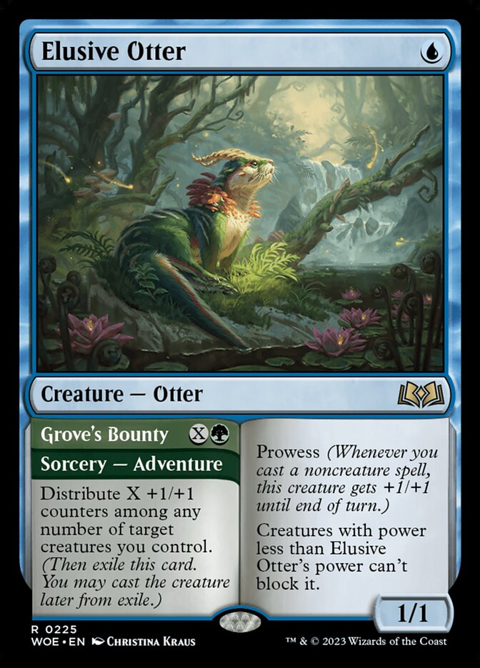 Elusive Otter card front