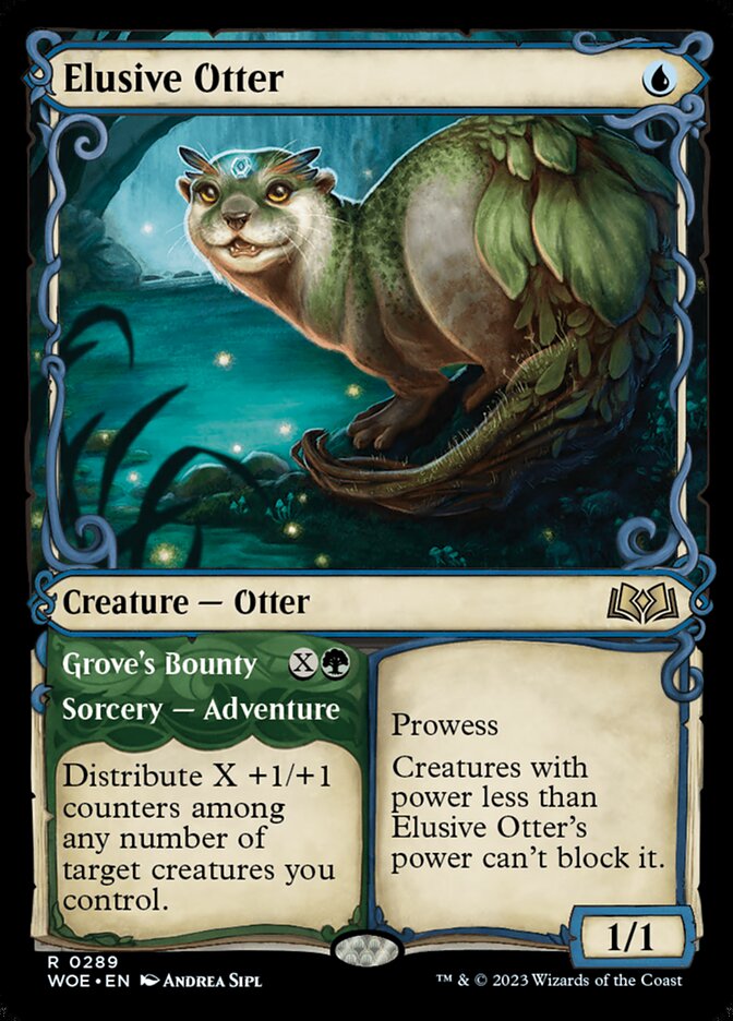 Elusive Otter card front
