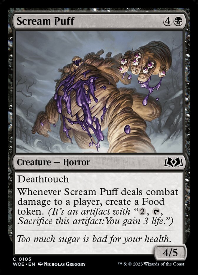 Scream Puff card front
