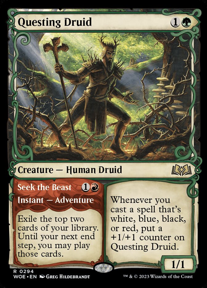 Questing Druid card front