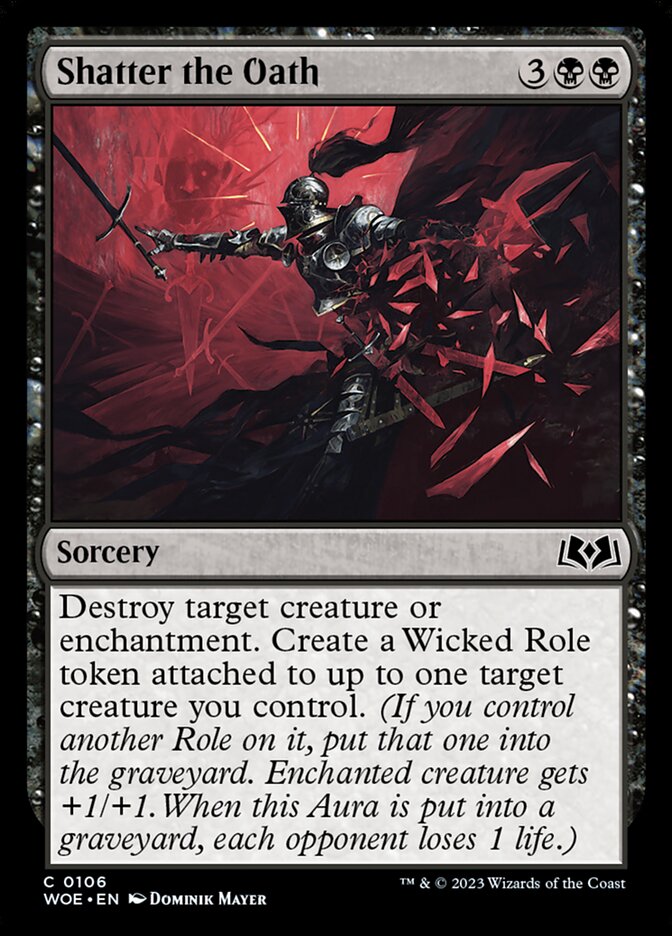 Shatter the Oath card front