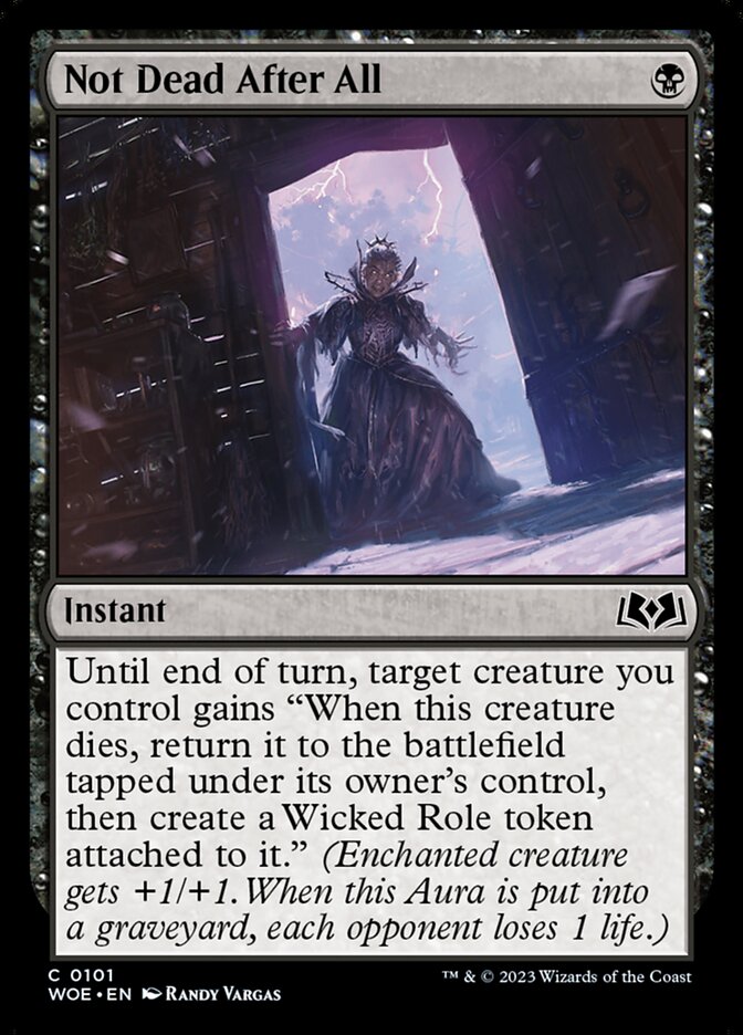 Not Dead After All card front