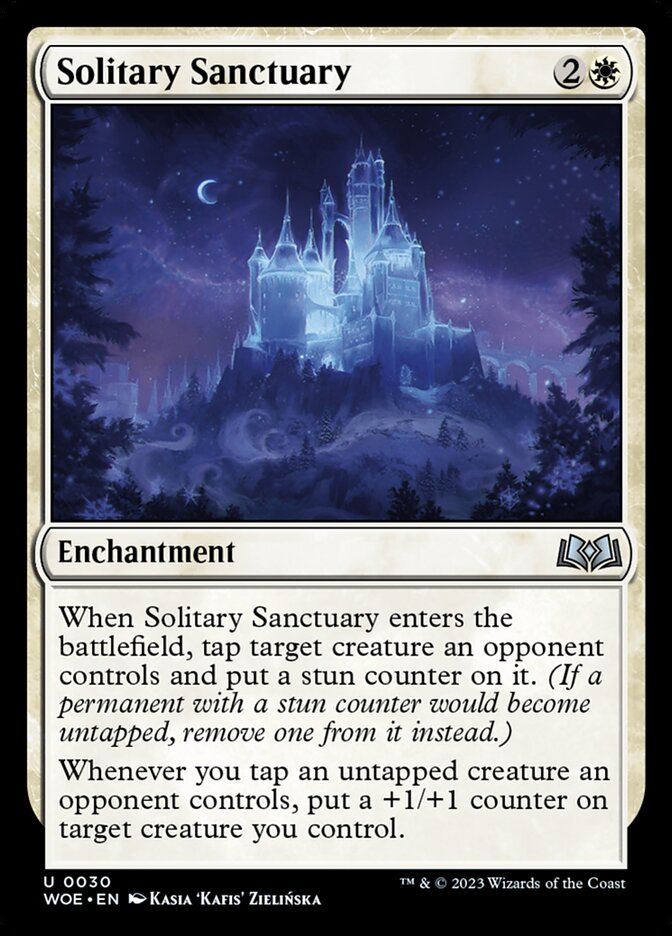 Solitary Sanctuary card front