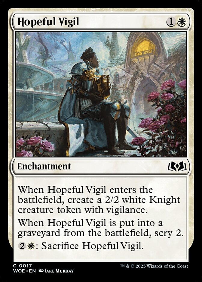 Hopeful Vigil card front