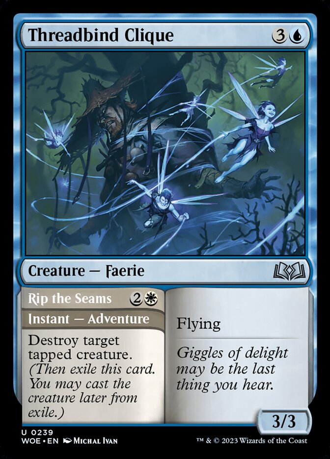 Threadbind Clique card front