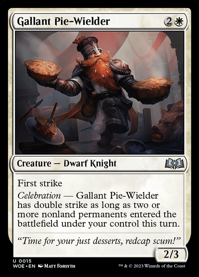 Gallant Pie-Wielder card front