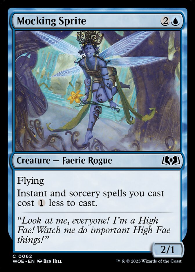 Mocking Sprite card front