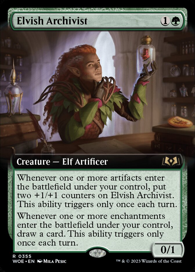 Elvish Archivist card front