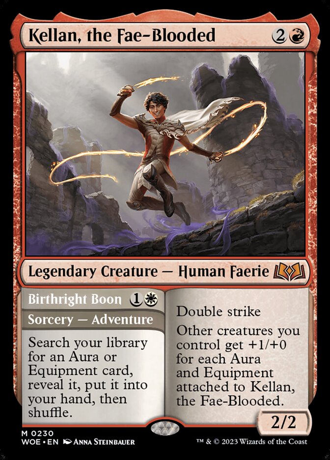 Kellan, the Fae-Blooded card front