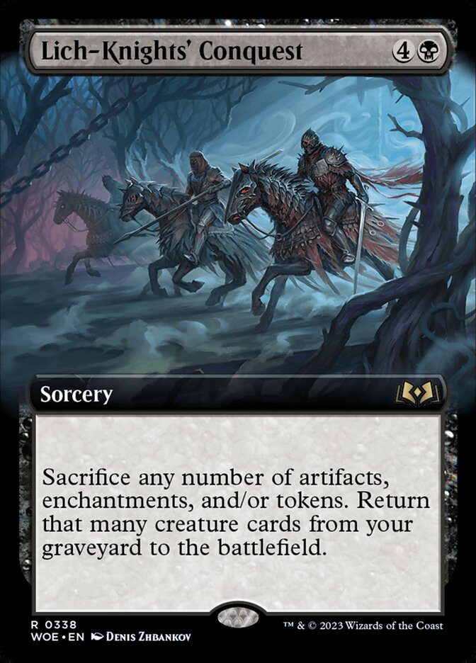 Lich-Knights' Conquest card front