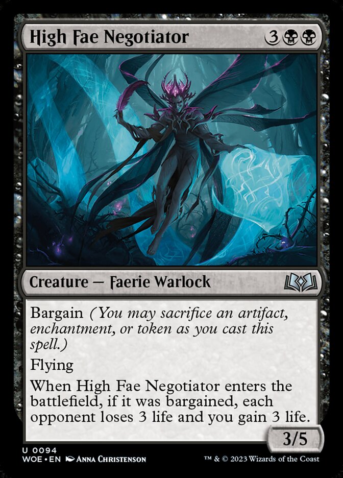 High Fae Negotiator card front