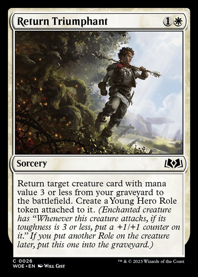 Return Triumphant card front
