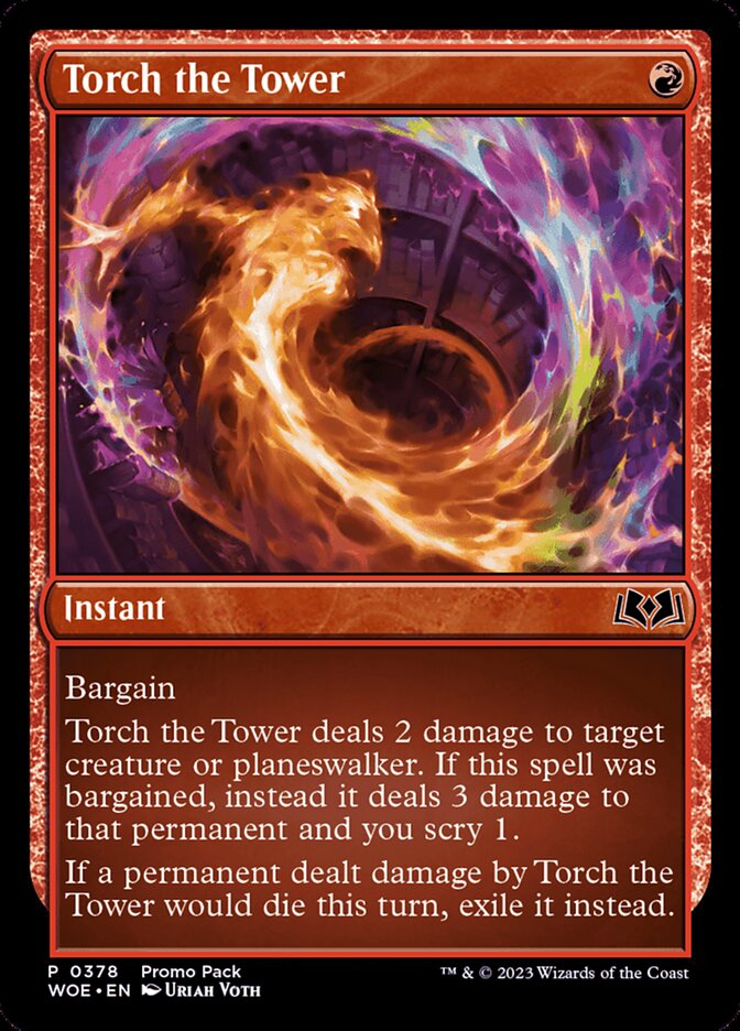 Torch the Tower card front