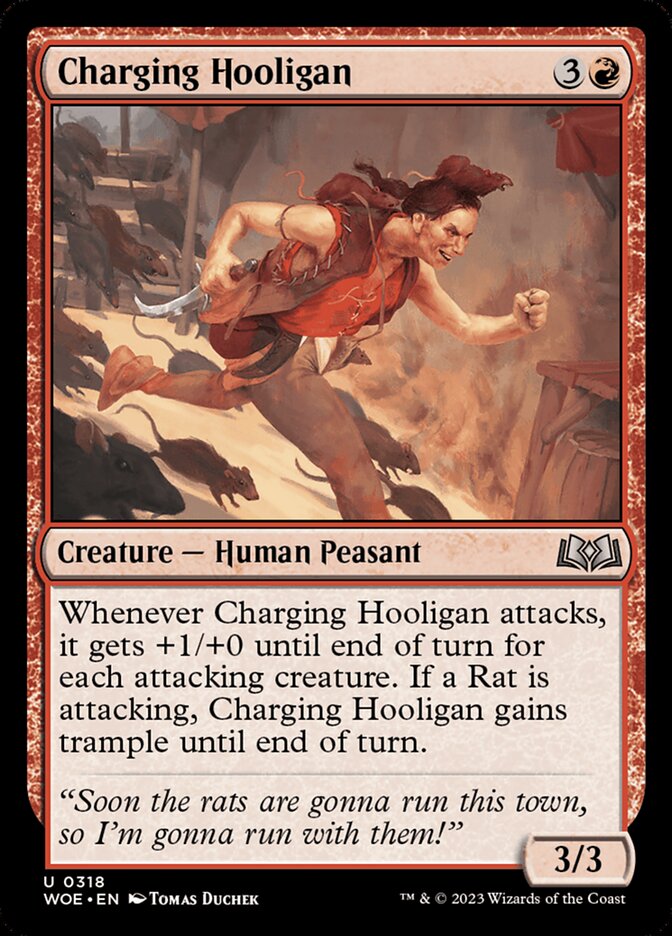 Charging Hooligan card front