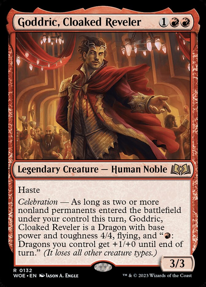 Goddric, Cloaked Reveler card front