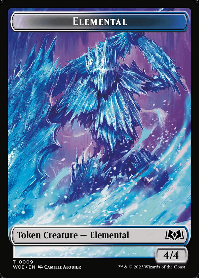 Elemental card front
