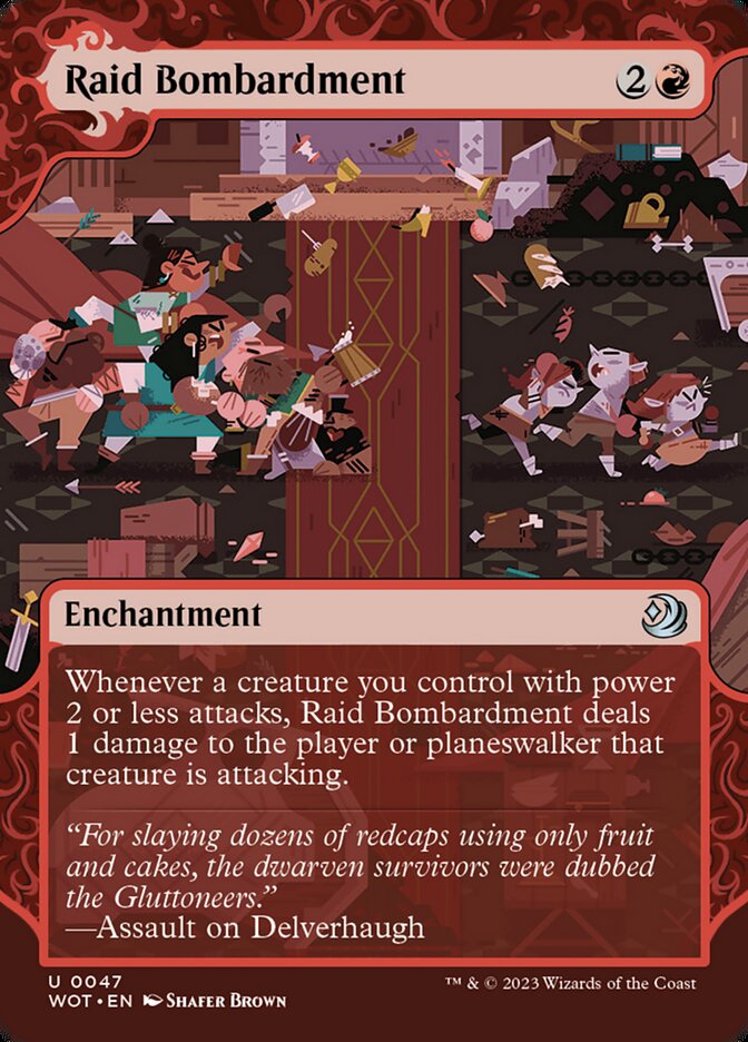 Raid Bombardment card front