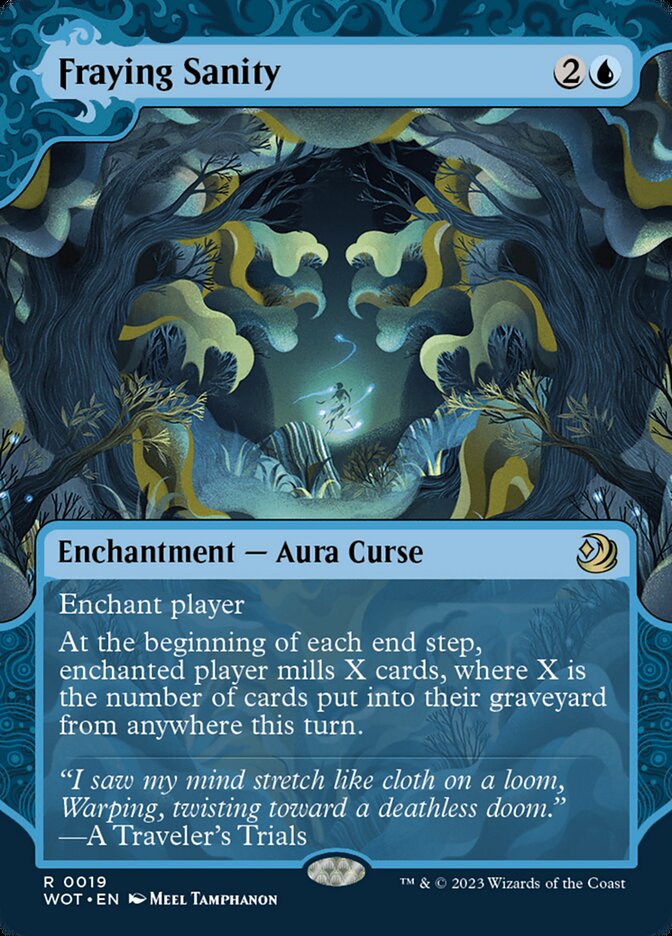 Fraying Sanity card front