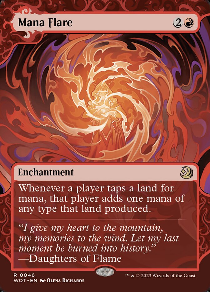 Mana Flare card front