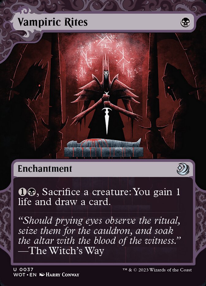 Vampiric Rites card front