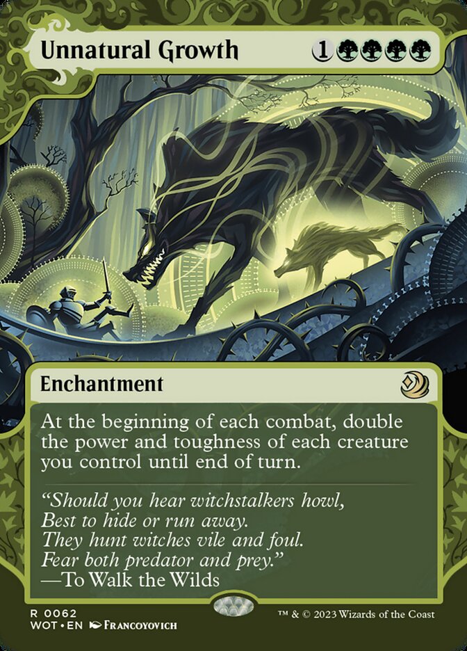 Unnatural Growth card front