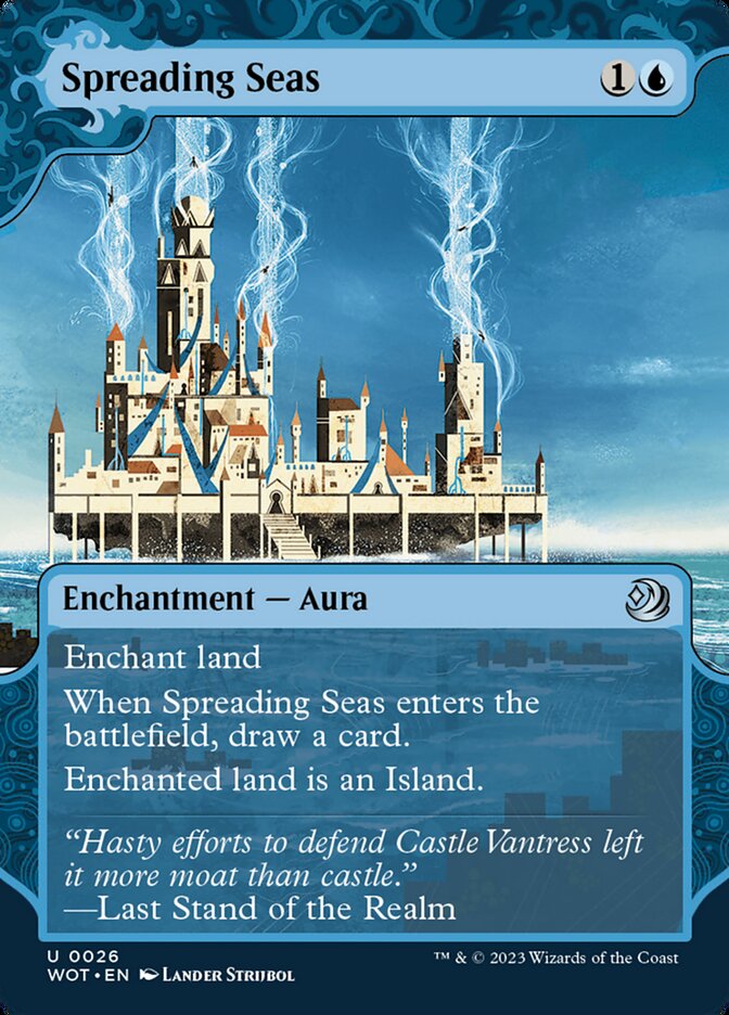 Spreading Seas card front