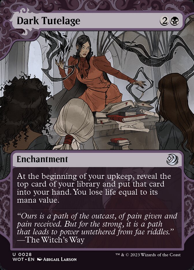 Dark Tutelage card front